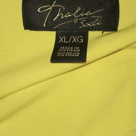 NWT Thalia Sodi Double Layer Tank Blouse XL - Picture 3 of 5